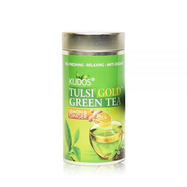 Tulsi Lemon & Ginger Green Tea - Best Fat Burning Formula