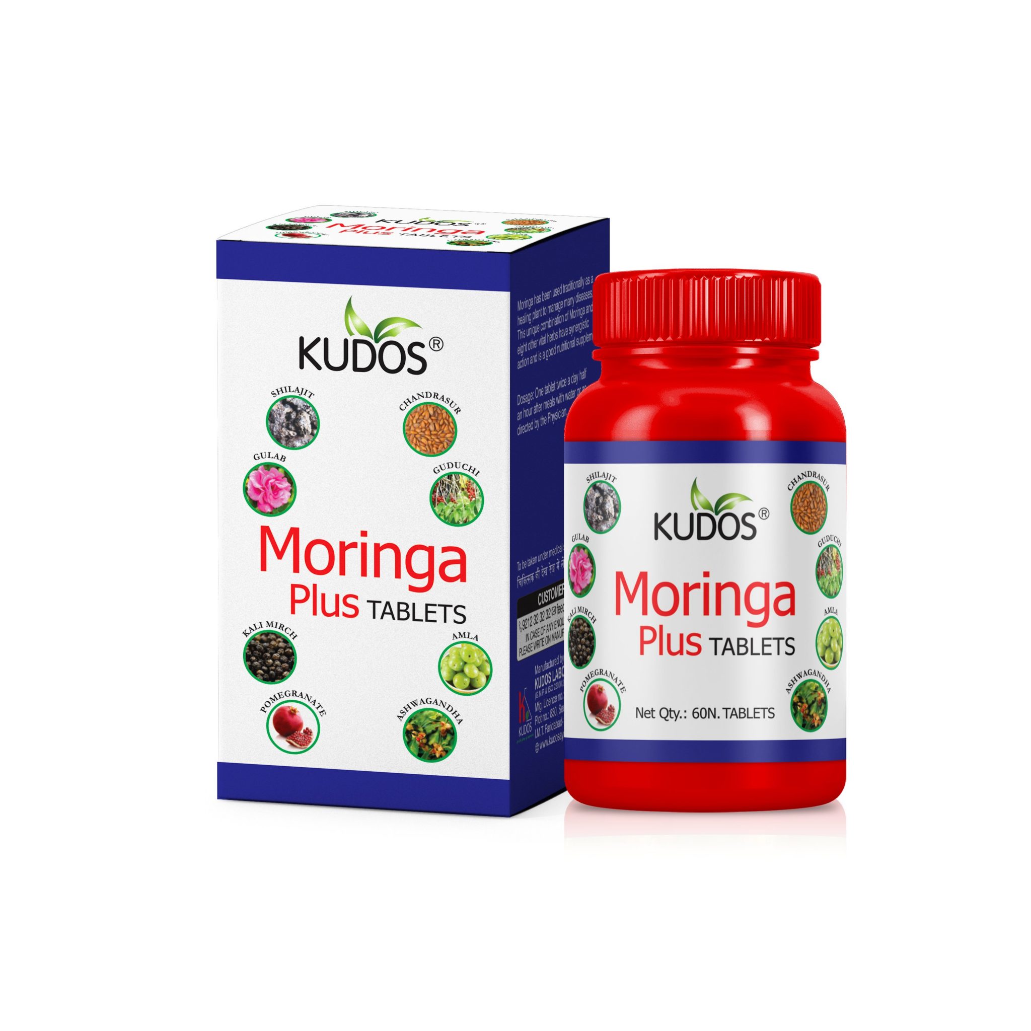 MORINGA PLUS (60 Tablets) Kudos Ayurveda