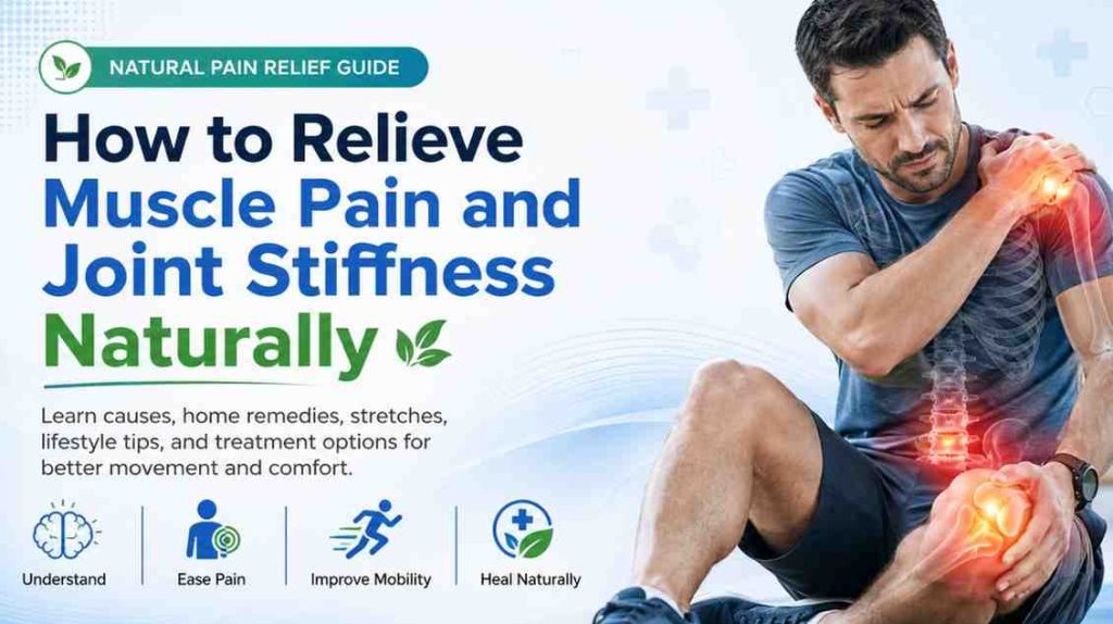 How to Relieve Muscle Pain and Joint Stiffness Naturally